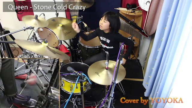 Stone Cold Crazy - Queen / Cover by Yoyoka, 9 year old