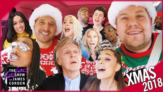 'Christmas (Baby Please Come Home)' Carpool Karaoke - he Late Late Show with James Corden
