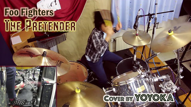 Foo Fighters - The Pretender / Drum Cover by Yoyoka, 9 year old