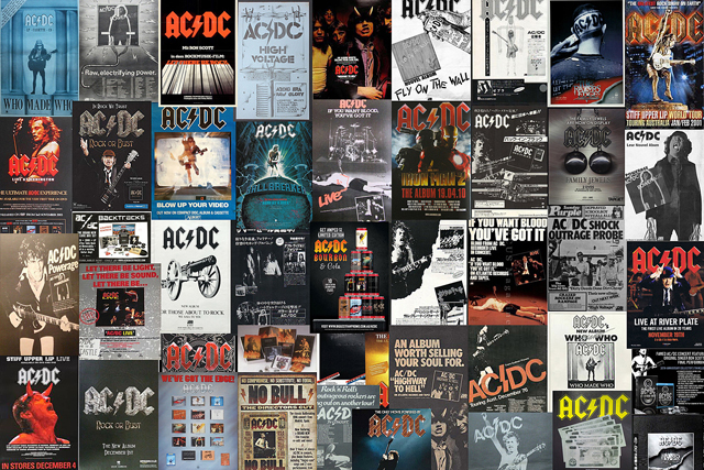 AC/DC MAGAZINE ADS THROUGH THE YEARS: 1975-2016 - Ultimate Classic Rock