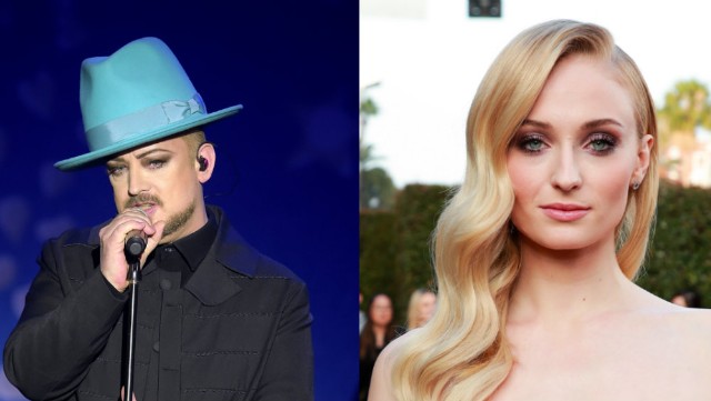 Boy George and Sophie Turner - CREDIT: L to R: Mike Marsland/Rich Fury/Getty Images