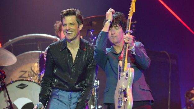 The Killers with Johnny Marr - GETTY IMAGES