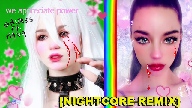 Grimes / We Appreciate Power (feat. HANA) [Nightcore remix]