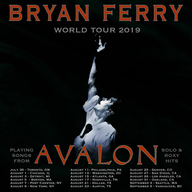 Bryan Ferry World Tour 2019