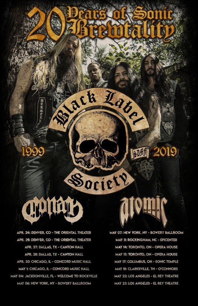 Black Label Society / 20 Years Of Sonic Brewtality Tour