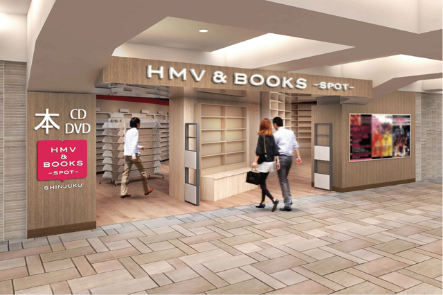 「HMV&BOOKS SPOT SHINJUKU」店舗イメージ