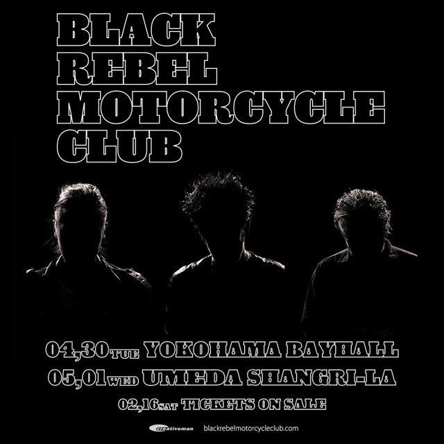 Black Rebel Motorcycle Club Japan Tour 2019