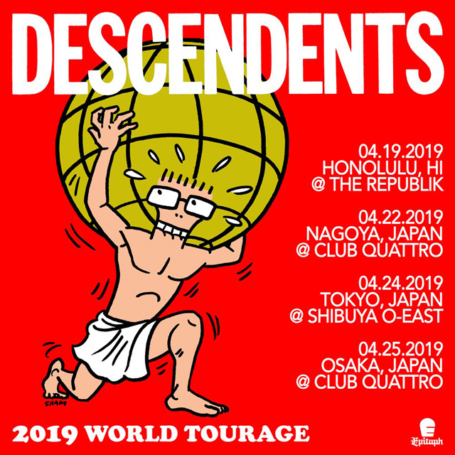 Descendents 2019 WORLD TOURAGE
