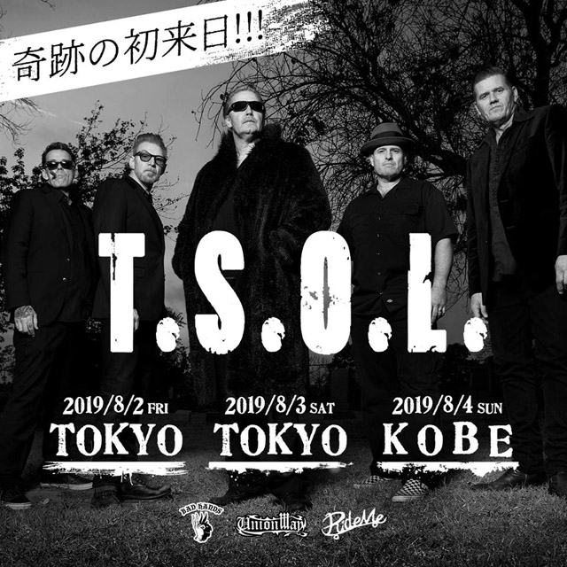 T.S.O.L. Japan Tour 2019