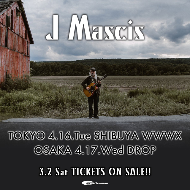 J. Mascis  Japan Tour 2019