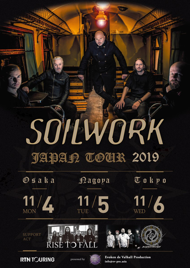 Soilwork Japan Tour 2019