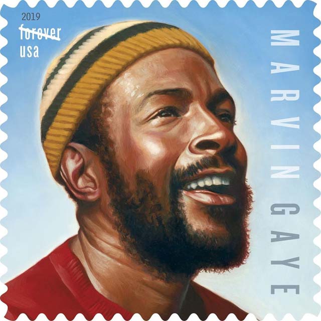 Marvin Gaye Stamp USPS Music Icons