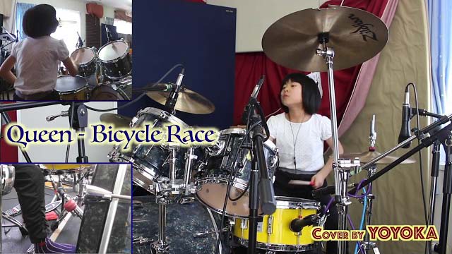 Queen - Bicycle Race / Cover by Yoyoka, 9 year old