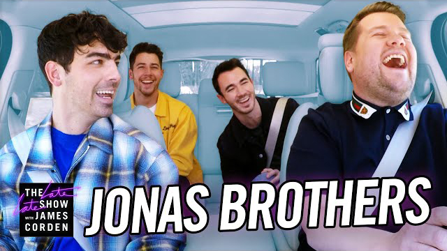 Jonas Brothers Carpool Karaoke - The Late Late Show with James Corden