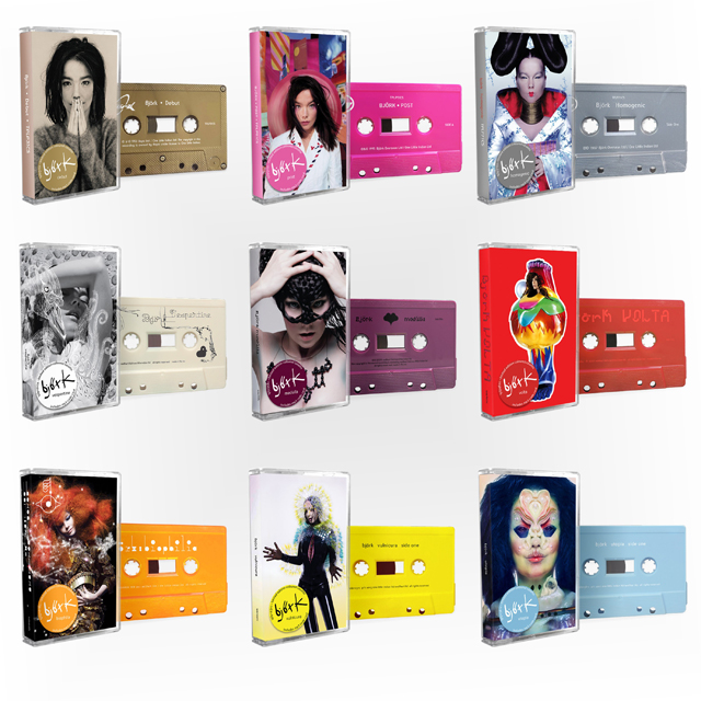 Björk Coloured Cassettes