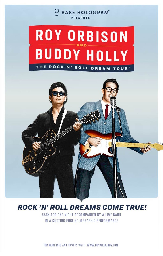 Roy Orbison And Buddy Holly Hologram Tour - The Rock ‘N’ Roll Dream Tour