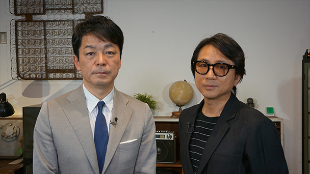 藤井フミヤ（歌手）×　舘野晴彦（編集者） BS朝日『ザ・インタビュー〜トップランナーの肖像〜』(c)BS朝日