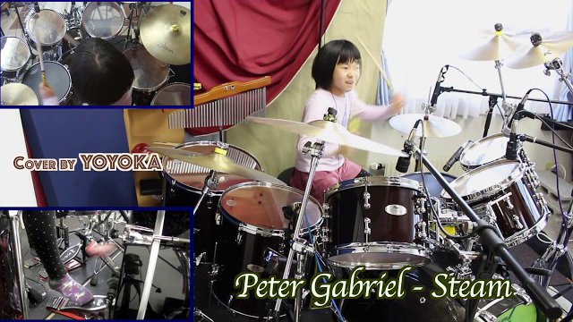 Peter Gabriel - Steam / Cover by Yoyoka, 9 year old