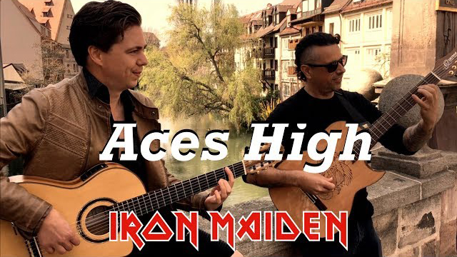 Aces High (IRON MAIDEN) Acoustic - Thomas Zwijsen & Ben Woods