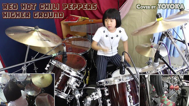 Red Hot Chili Peppers - Higher Ground / Cover by Yoyoka, 9 year old