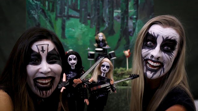 Black Metal Barbie - Gwenmarie White