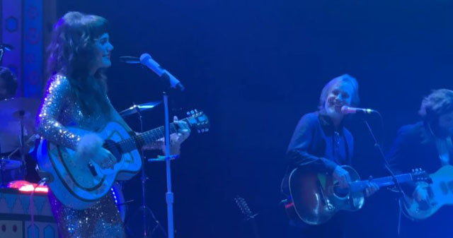 Jackson Browne and Jenny Lewis