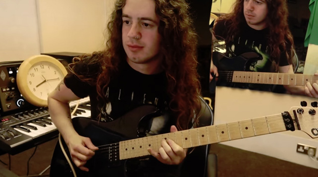 Bradley Hall / Master Of Puppets Solos BACKWARDS