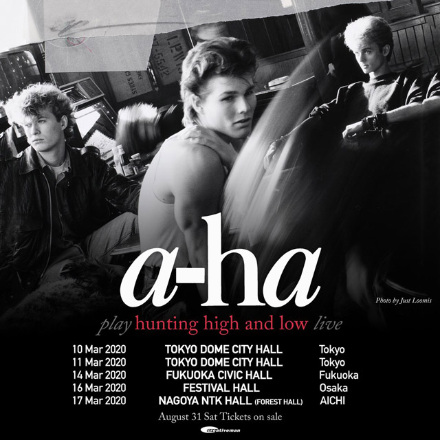a-ha play Hunting High & Low live