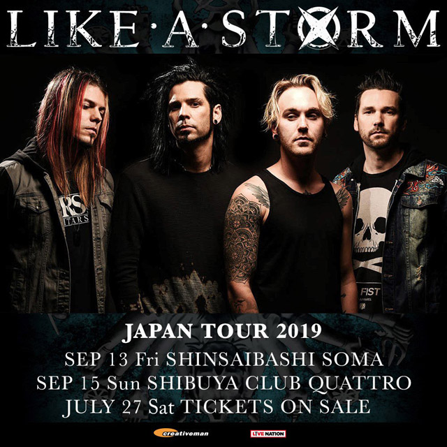 LIKE A STORM JAPAN TOUR 2019