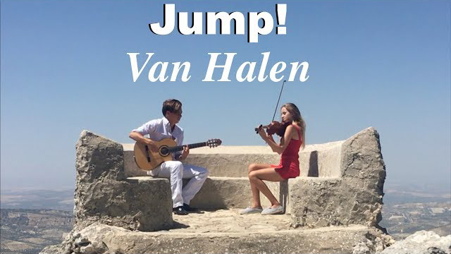 Jump (Van Halen) Acoustic - Fingerstyle Guitar & Violin - Thomas Zwijsen & Wiki Krawczyk