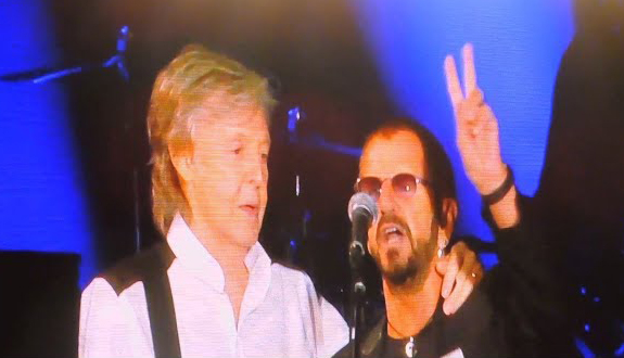 Paul McCartney Ringo Starr Dodger Stadium 2019