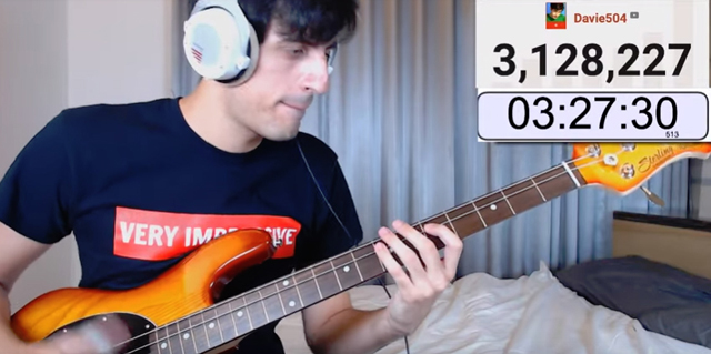 Davie50 / I Played Bass Until I Broke ALL the Strings