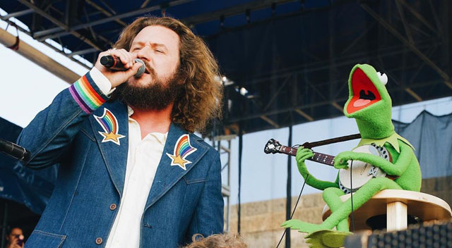Jim James and Kermit The Frog - Newport Folk Fest 2019