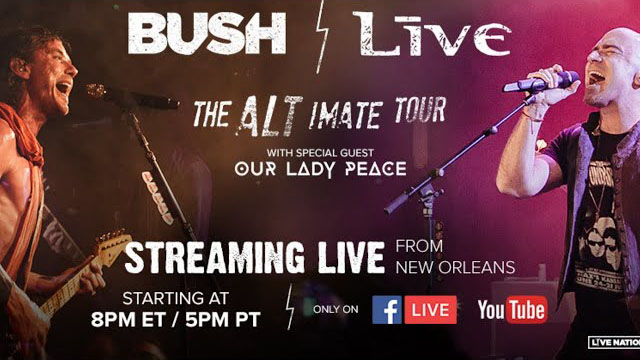 Bush + Live with Our Lady Peace in New Orleans for the ALTimate Tour