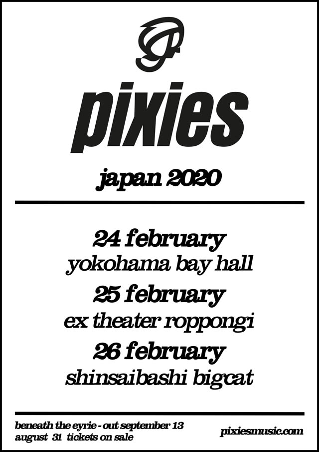 PIXIES JAPAN TOUR 2020