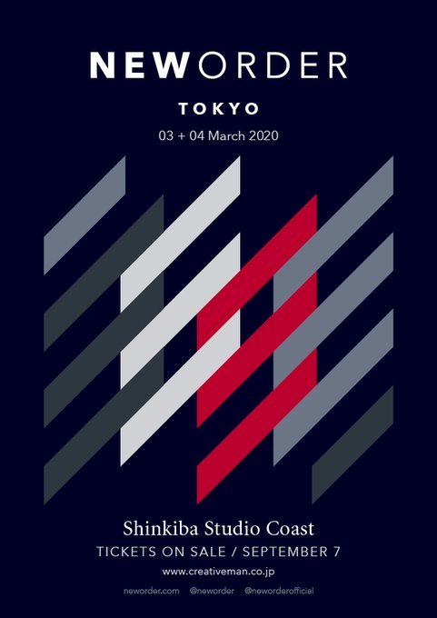 New Order - Japan tour 2020
