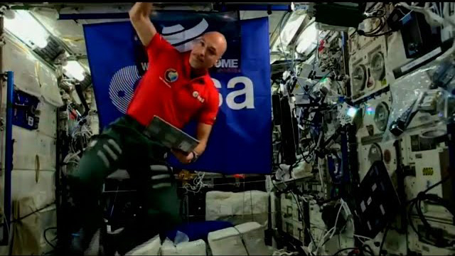 Astronaut performs first-ever DJ set from space
