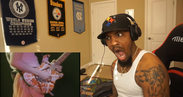 No Life Shaq - REACTING TO VAN HALEN ERUPTION GUITAR SOLO