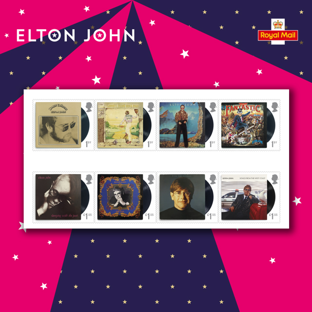 Elton John Royal Mail Stamps