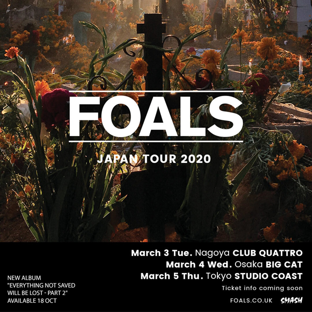 Foals Japan Tour 2020