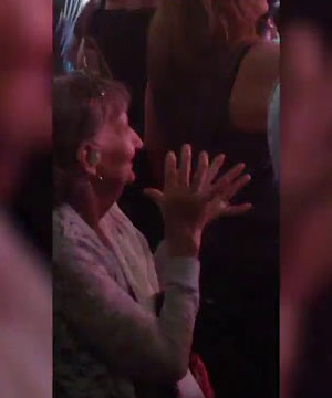 the Coolest Grandma Ever Rock Out at Slipknot Show