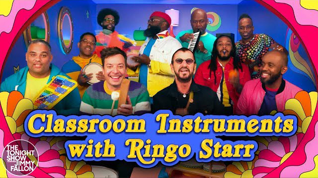 Ringo Starr, Jimmy Fallon & The Roots Sing 