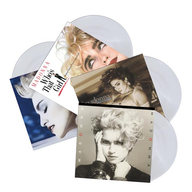 Madonna's First Four Studio Albums Crystal clear vinyl