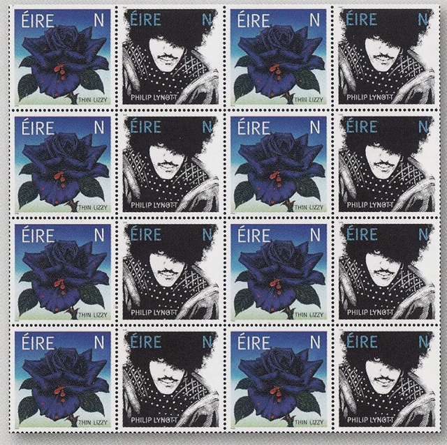 THIN LIZZY - IRELAND'S AN POST ISSUE 50TH ANNIVERSARY STAMPS