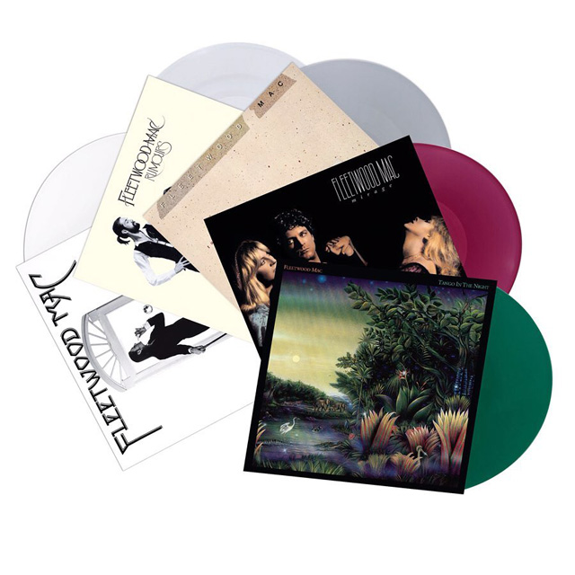 Fleetwood Mac five colored-vinyl LPs