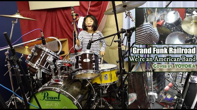We're An American Band - Grand Funk Railroad / Cover by Yoyoka, 9 year old
