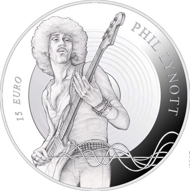 2019 Phil Lynott Collector Coin - €15 Silver Proof Coin