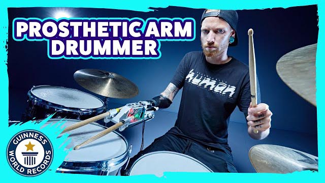 One-armed drummer sets record title: Jason Barnes