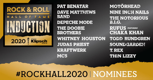 Rock & Roll Hall of Fame Reveals 2020 Nominees