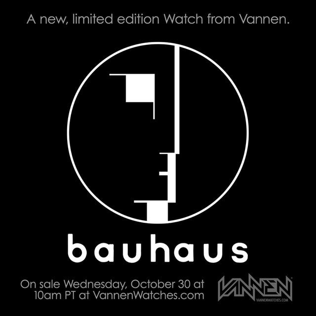 Bauhaus ×Vannen Watches limited edition Watches